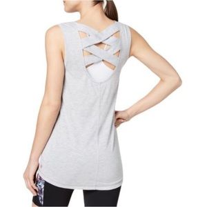 3/$20 Sale! GAIAM Yoga Workout Athletic Criss Cross Back Tank